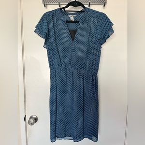 H&M print dress size 10